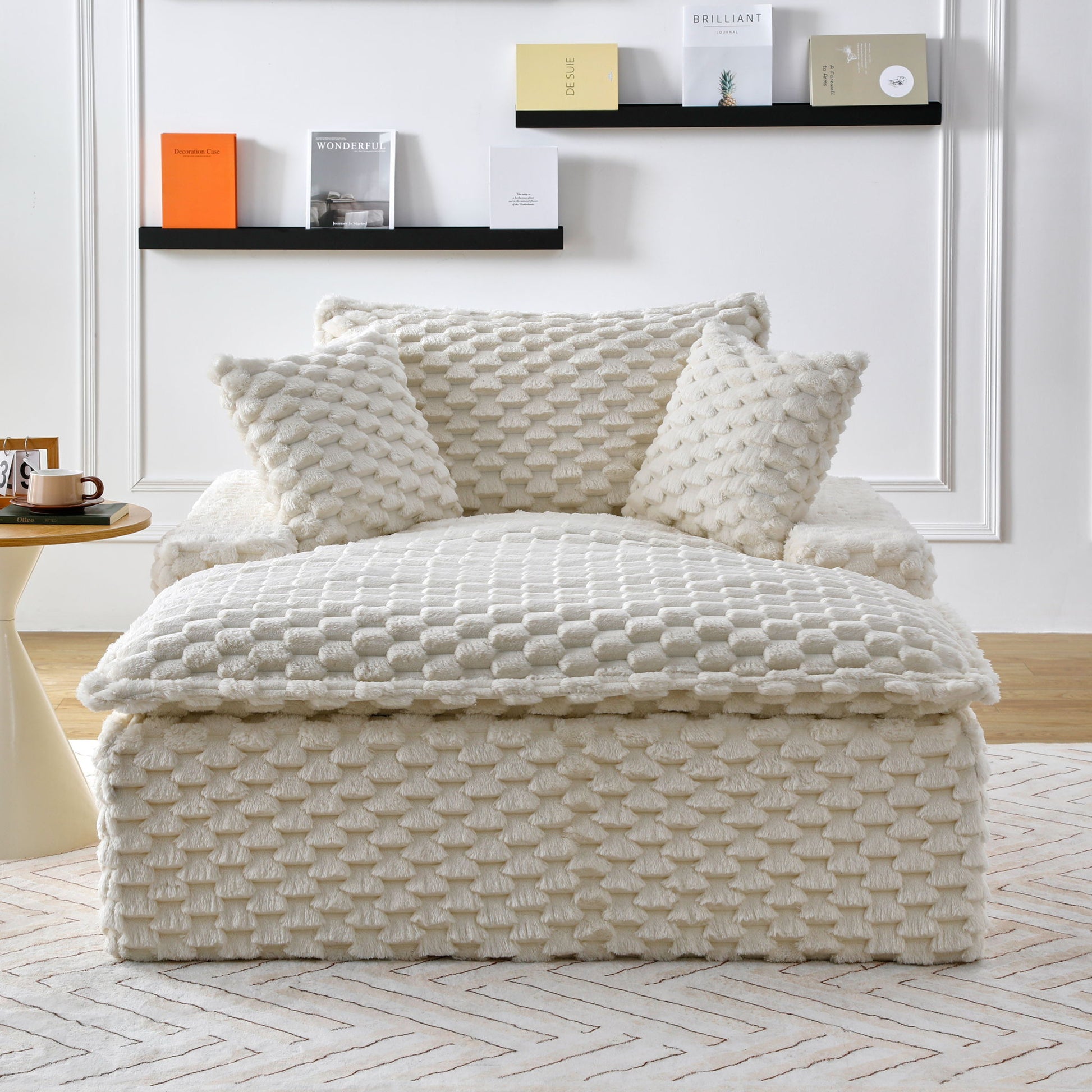 Harbor - Luxury Sofa Turtle Fleece Fabric Home Essentials
