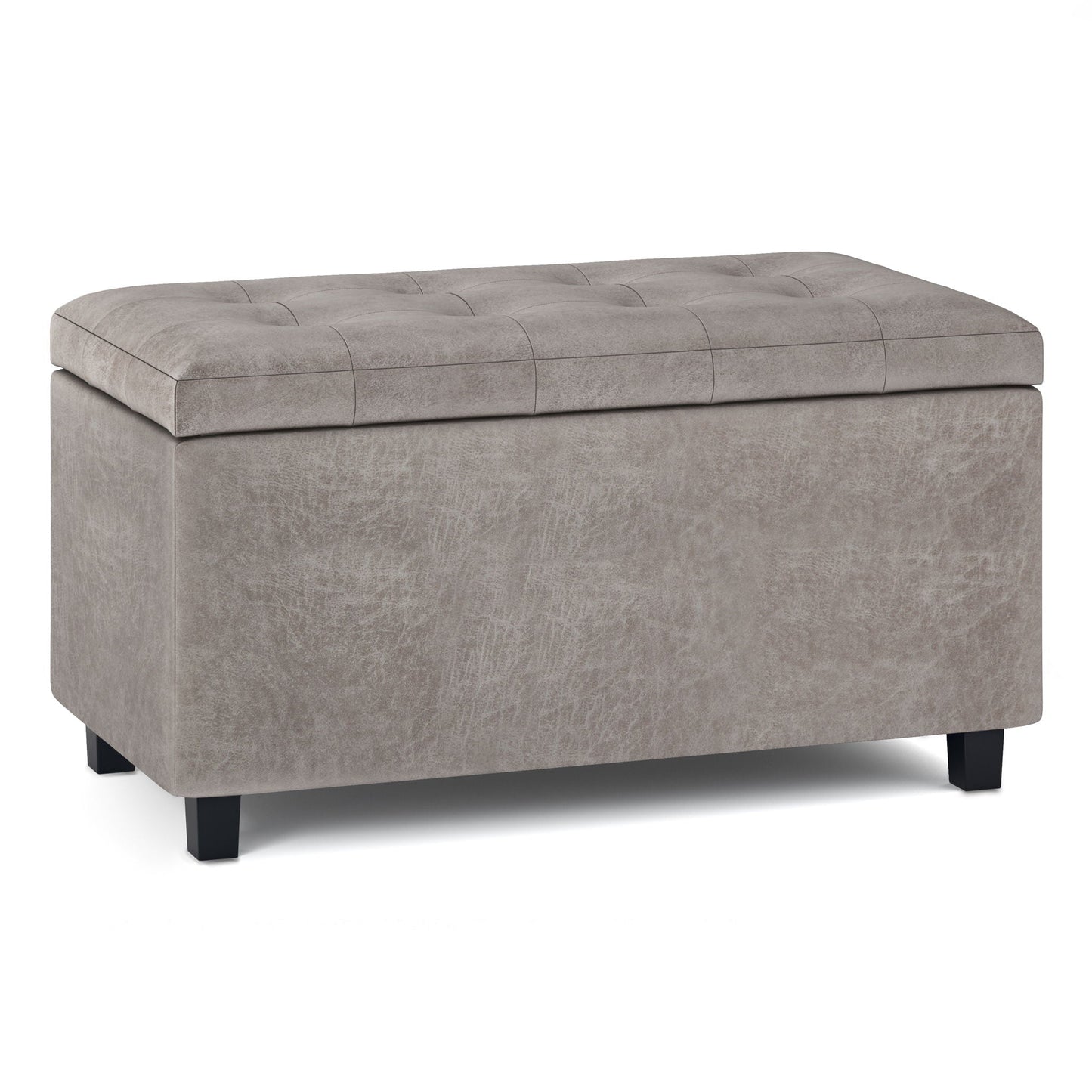 Cosmopolitan - Upholstered Storage Ottoman Simpli-Home