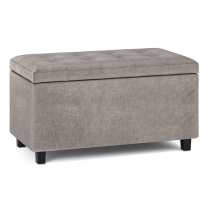 Cosmopolitan - Upholstered Storage Ottoman Simpli-Home