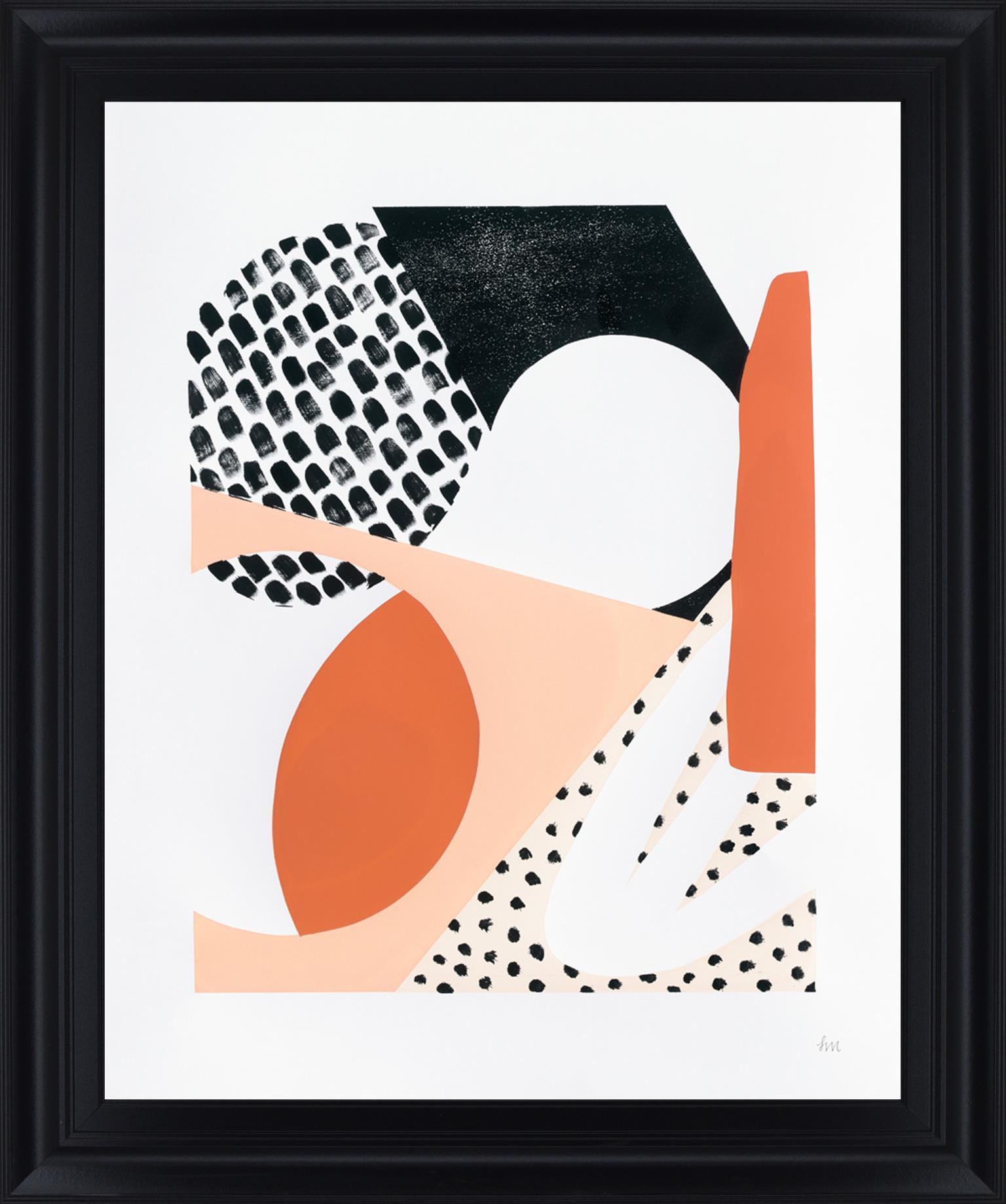 Terracotta Play - 28" x 34" Framed Wall Art Classy Art