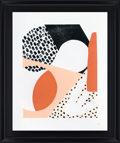 Terracotta Play - 28" x 34" Framed Wall Art Classy Art