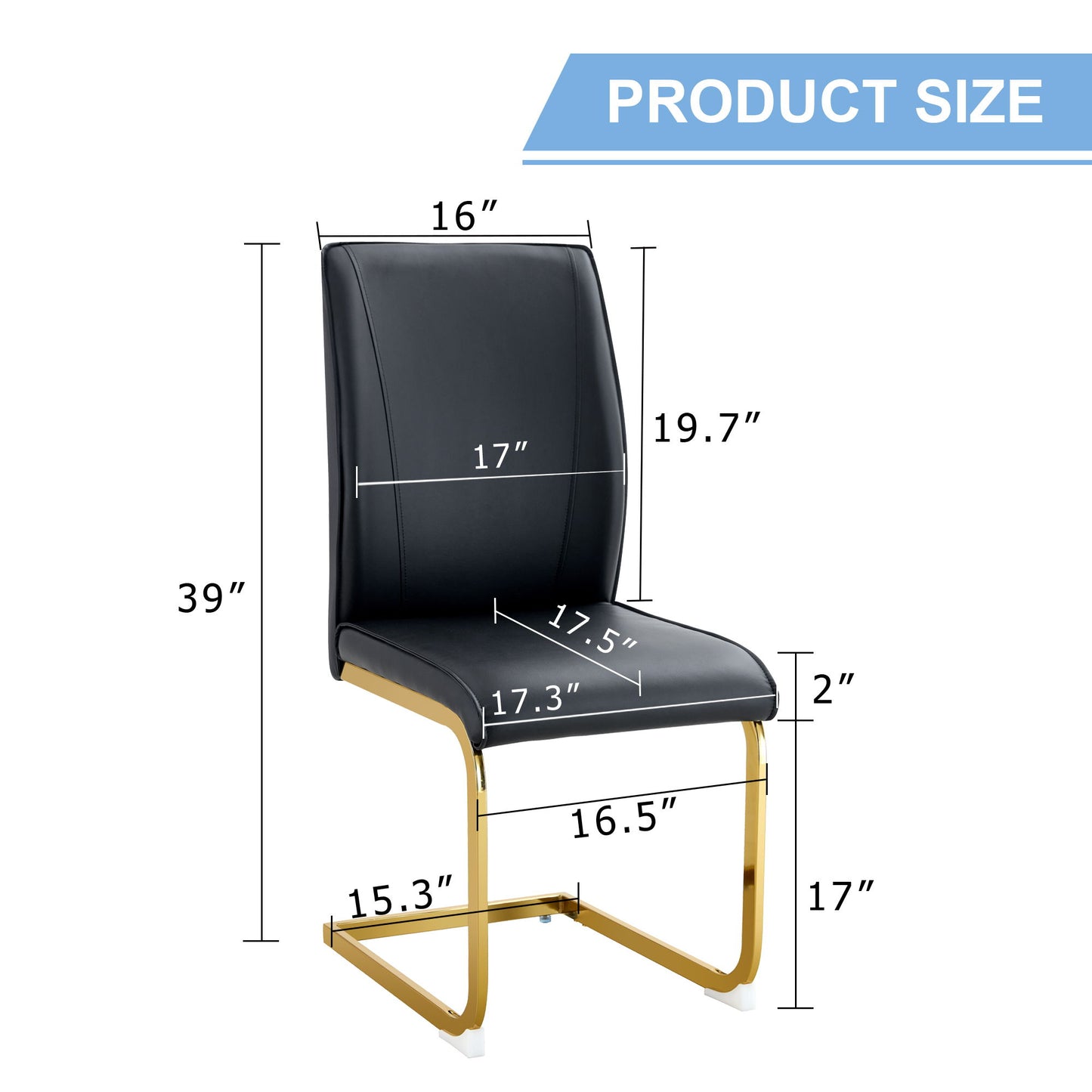 Luxury Simple Arch Chair With Arched Leg Home Essentials