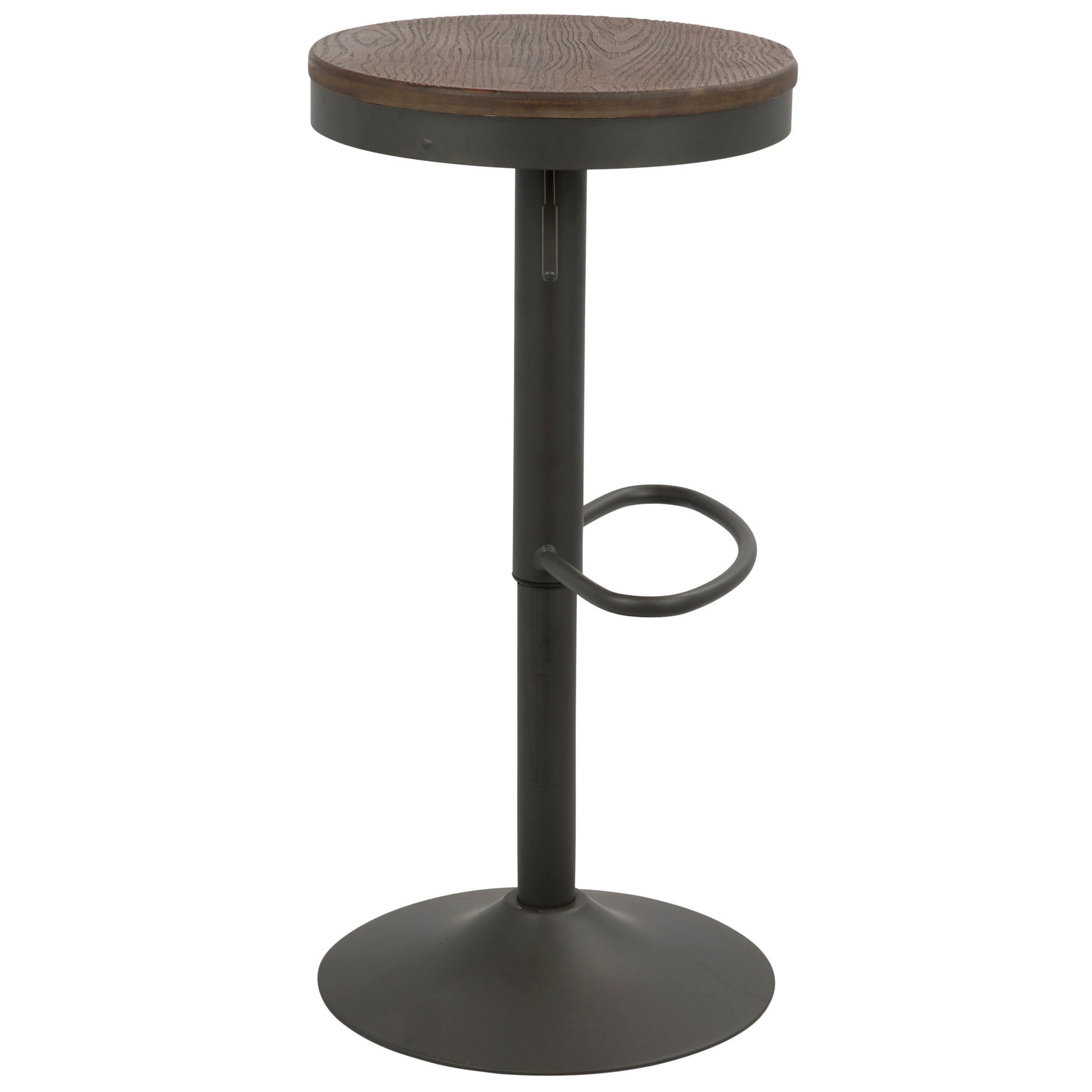 Dakota - Industrial Adjustable Barstool (Set of 2) Lumi Source