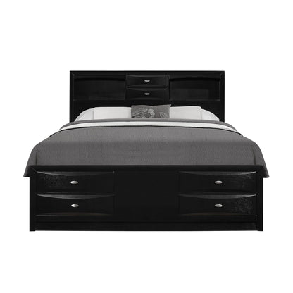 Lucille - Bed With Storage And Bookcase Headboard Global Furniture USA