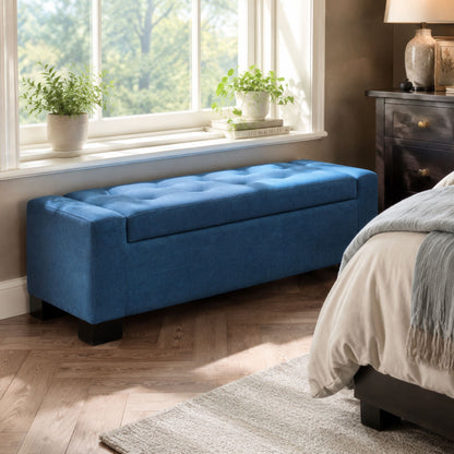 Tufted Storage Ottoman Bench Noble House