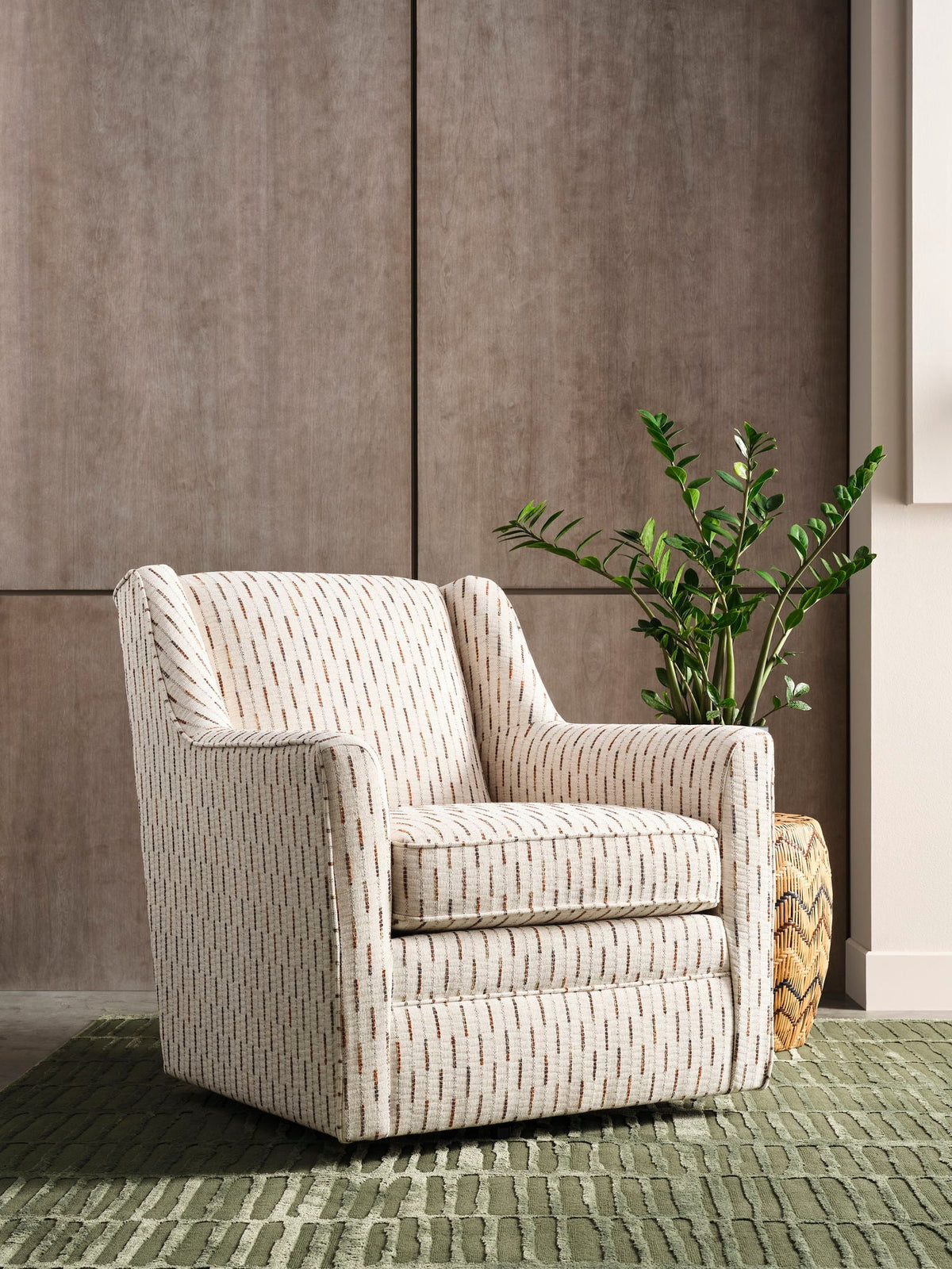 Riva Swivel Barrel Chair Best Home Furnishings