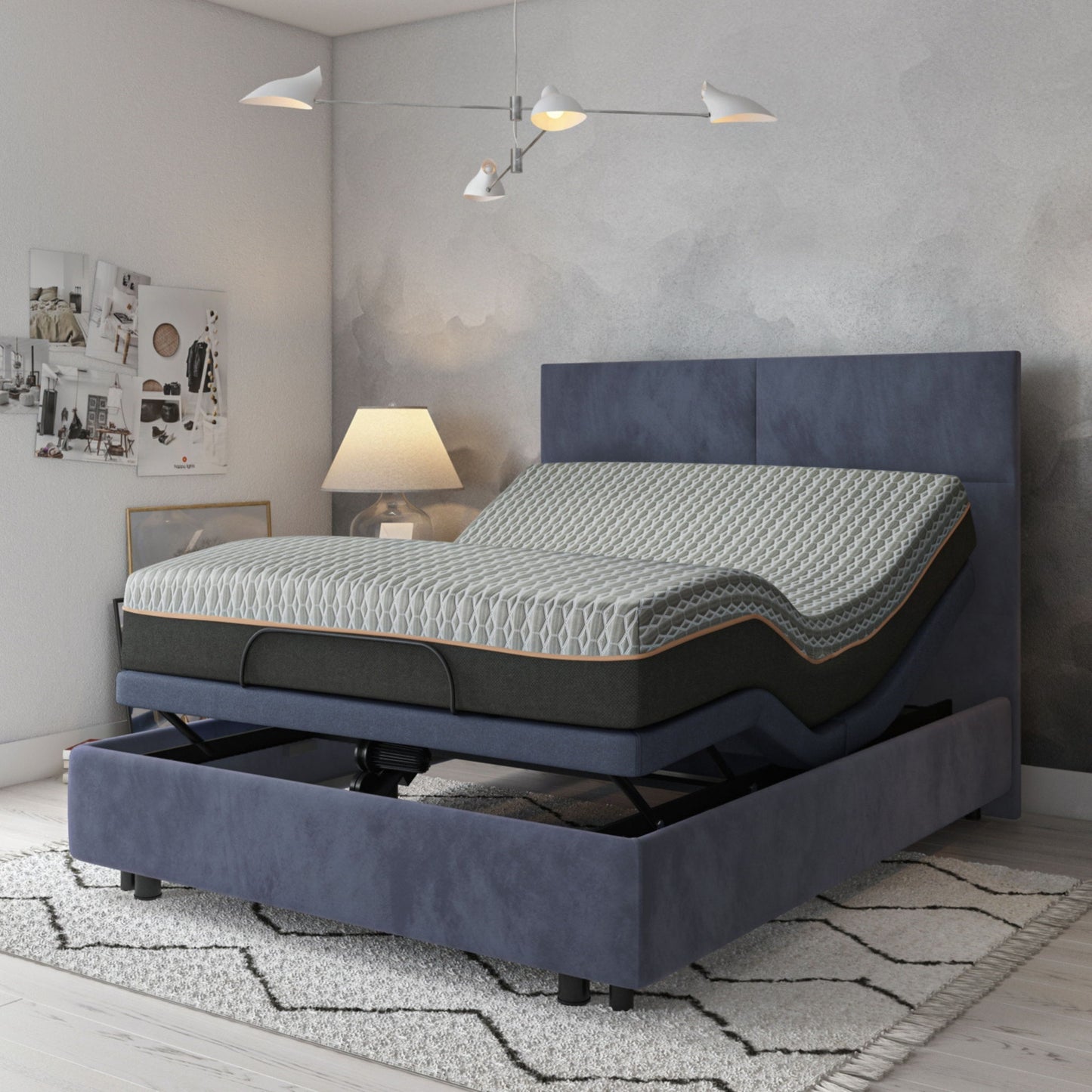 Copper Lux Hybrid - 12" Mattress With Copper Infused Contouring Memory Comfort Layer And Supportive Coil System BedTech