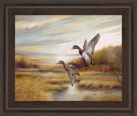 Promotional Line Ducks - Wall Art - Light Brown