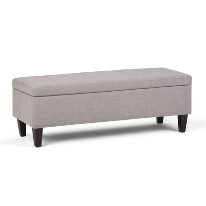 Monroe - Upholstered Storage Ottoman Simpli-Home