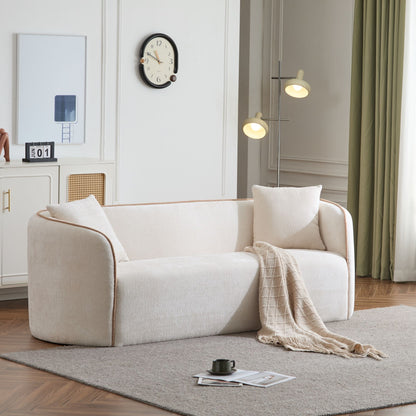 Coral - Curved Sofa, 3 Seater Noble House