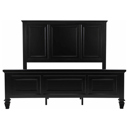 Sandy Beach - 63" Panel Bed with High Headboard