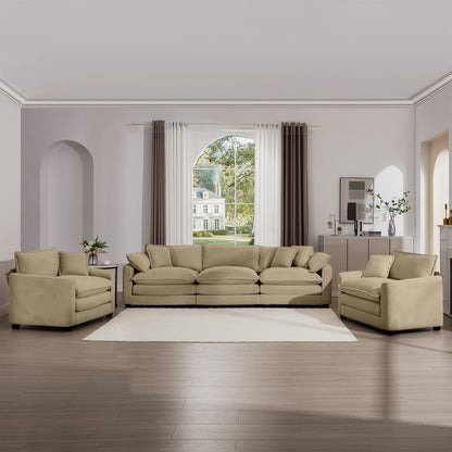 Elegant Oversized Sectional Sofa Set With Deep Seats And Flexible Layout Home Essentials