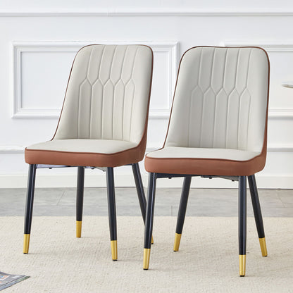 Modern Dining Chair With Metal Leg Home Essentials