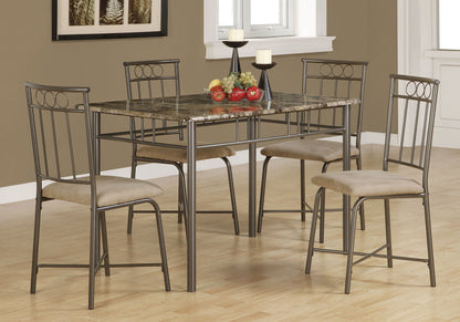 5 Pieces Dining Table Set, Small, Rectangular 8th Street
