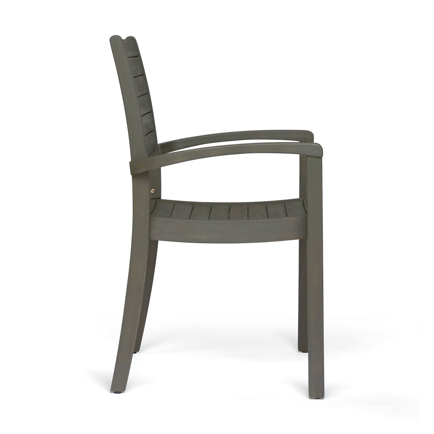 Outdoor Dining Chair, Stacking Design For Patio Noble House