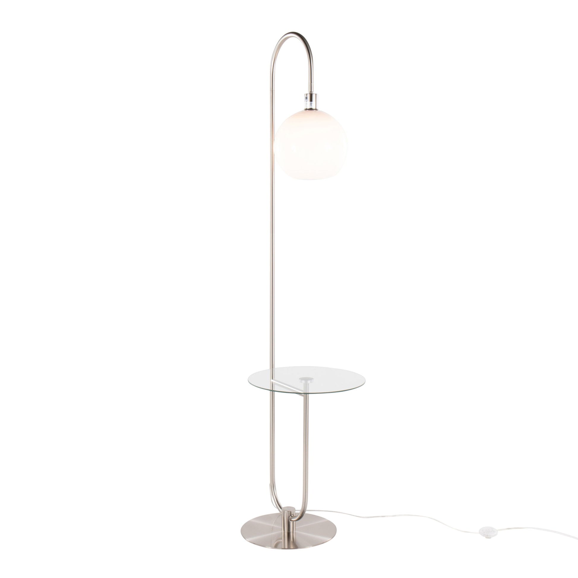 Trombone - Contemporary / Glam Floor Lamp Lumi Source