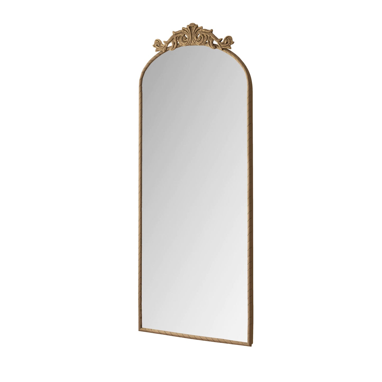 Vintage Arched Full Body Mirror, Wall Mounted For Living Room Daily Nest