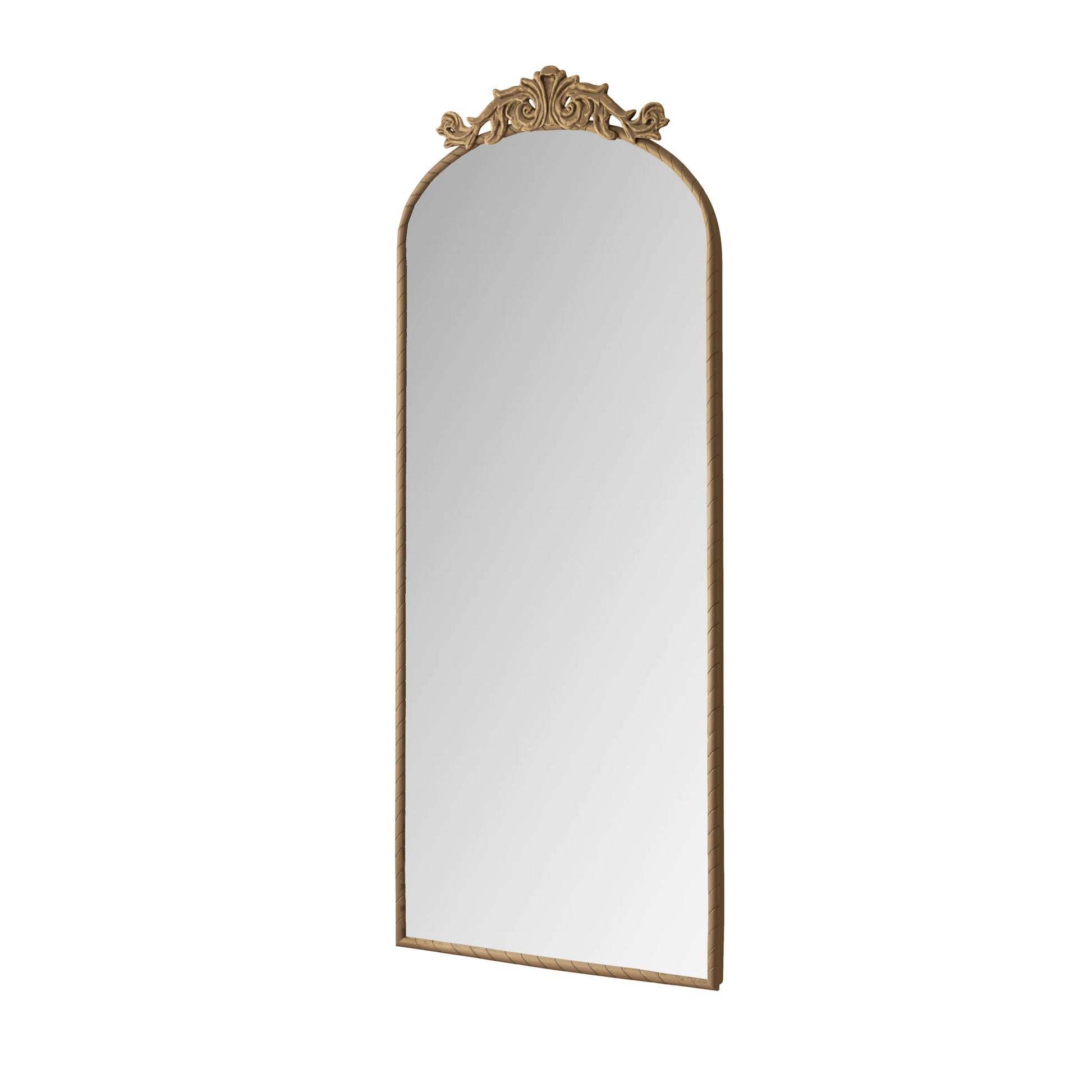 Vintage Arched Full Body Mirror, Wall Mounted For Living Room Daily Nest
