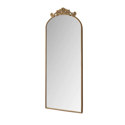 Vintage Arched Full Body Mirror, Wall Mounted For Living Room Daily Nest