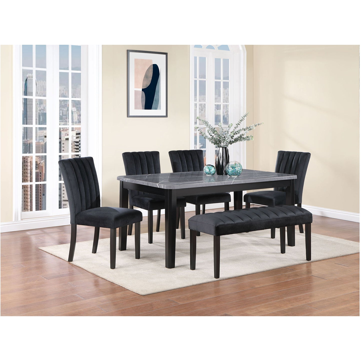 Vhong - Dining Table Set Global Furniture USA