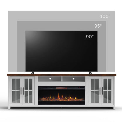 Hampton - Fireplace TV Stand Console Legends