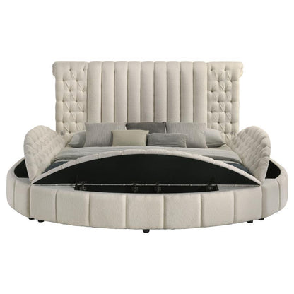 Sonya - Upholstered Round Storage Bed Coaster Fine Furniture