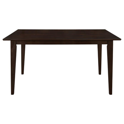 Gabriel - 5 Piece 59" Rectangular Dining Set - Cappuccino Coaster Fine Furniture