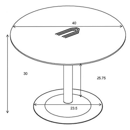 Cora - Round Wood Top Dining Table - Brown Walnut CoasterEssence