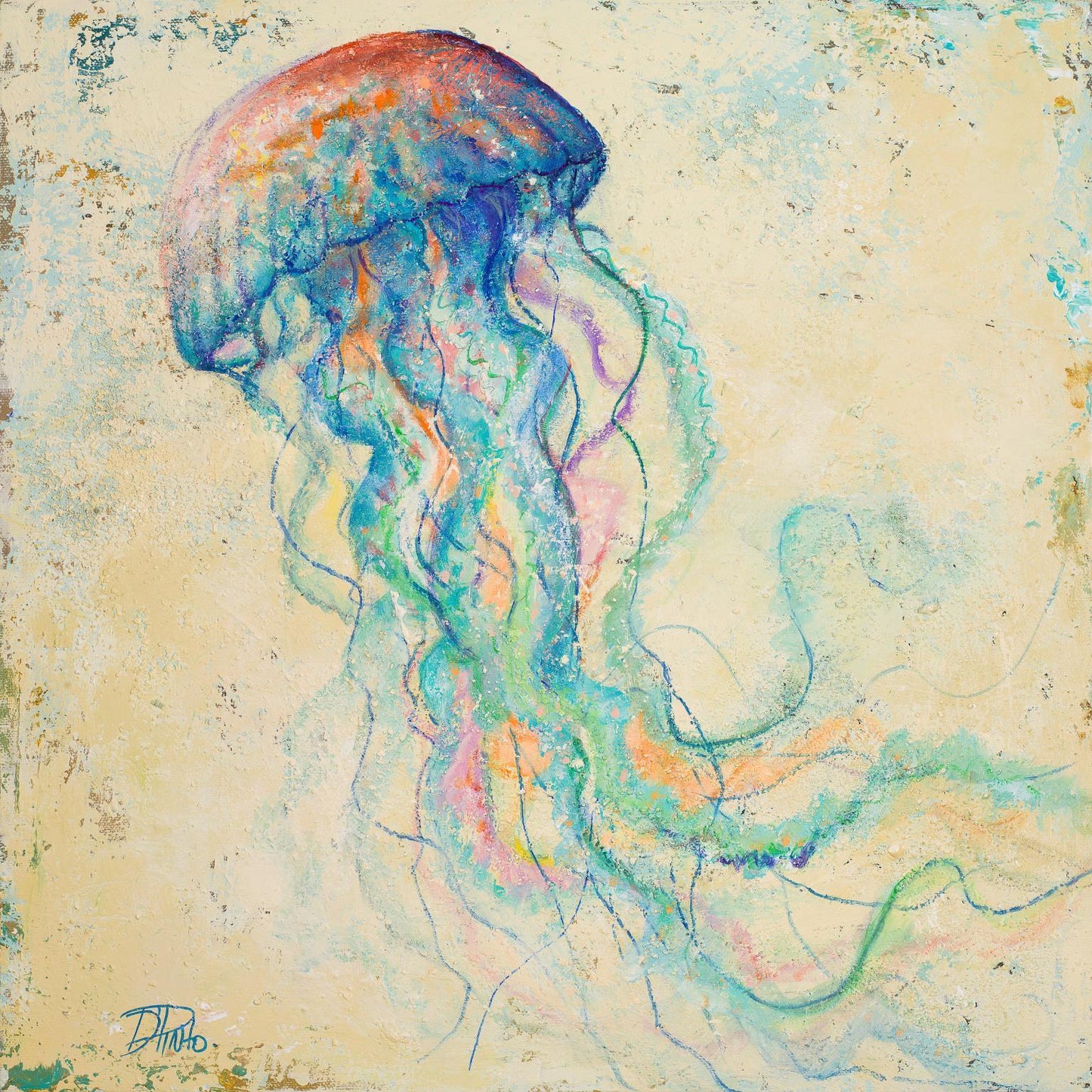 Creatures Of The Ocean I By Patricia Pinto - Beige