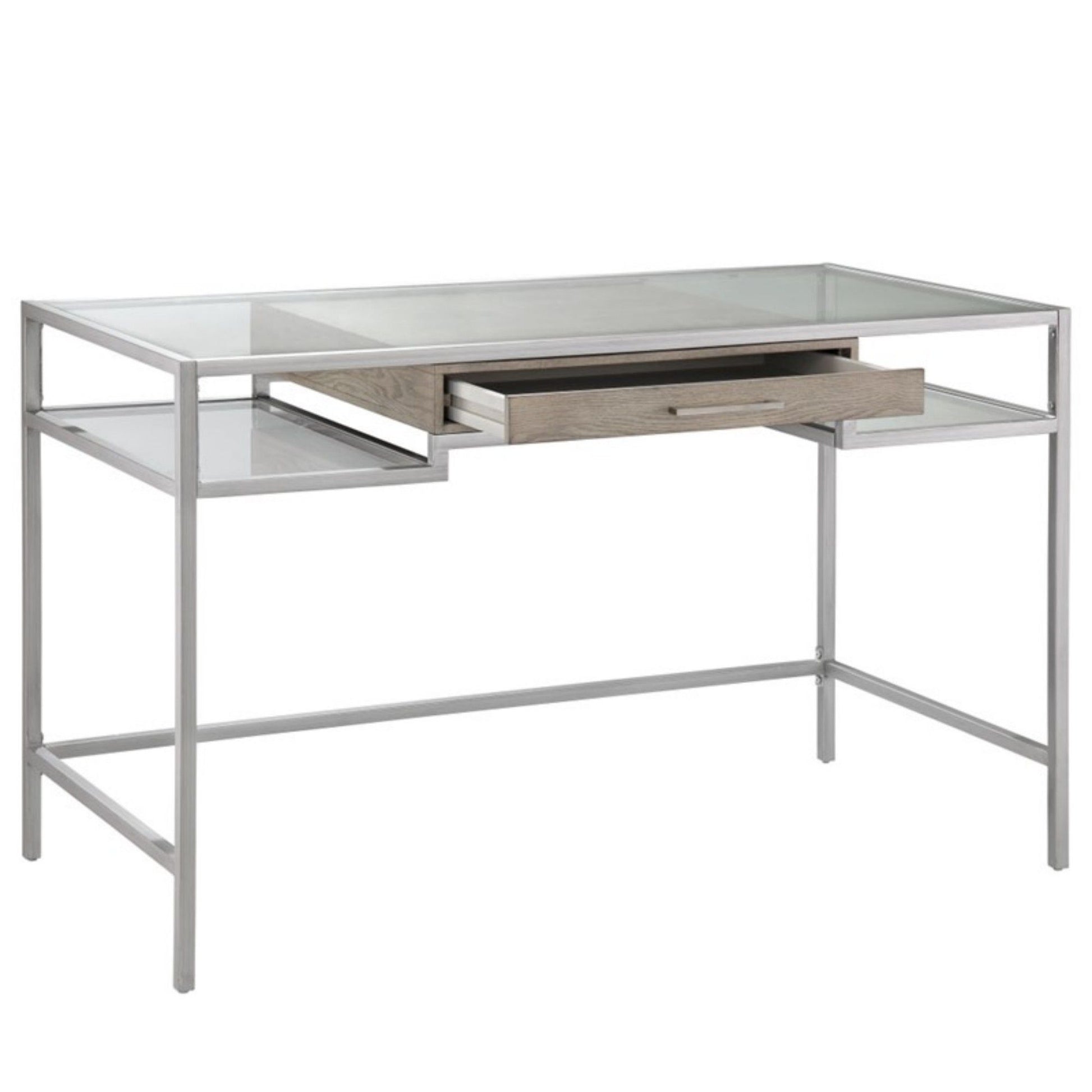 Adela - Writing Desk - Antique Silver JLA