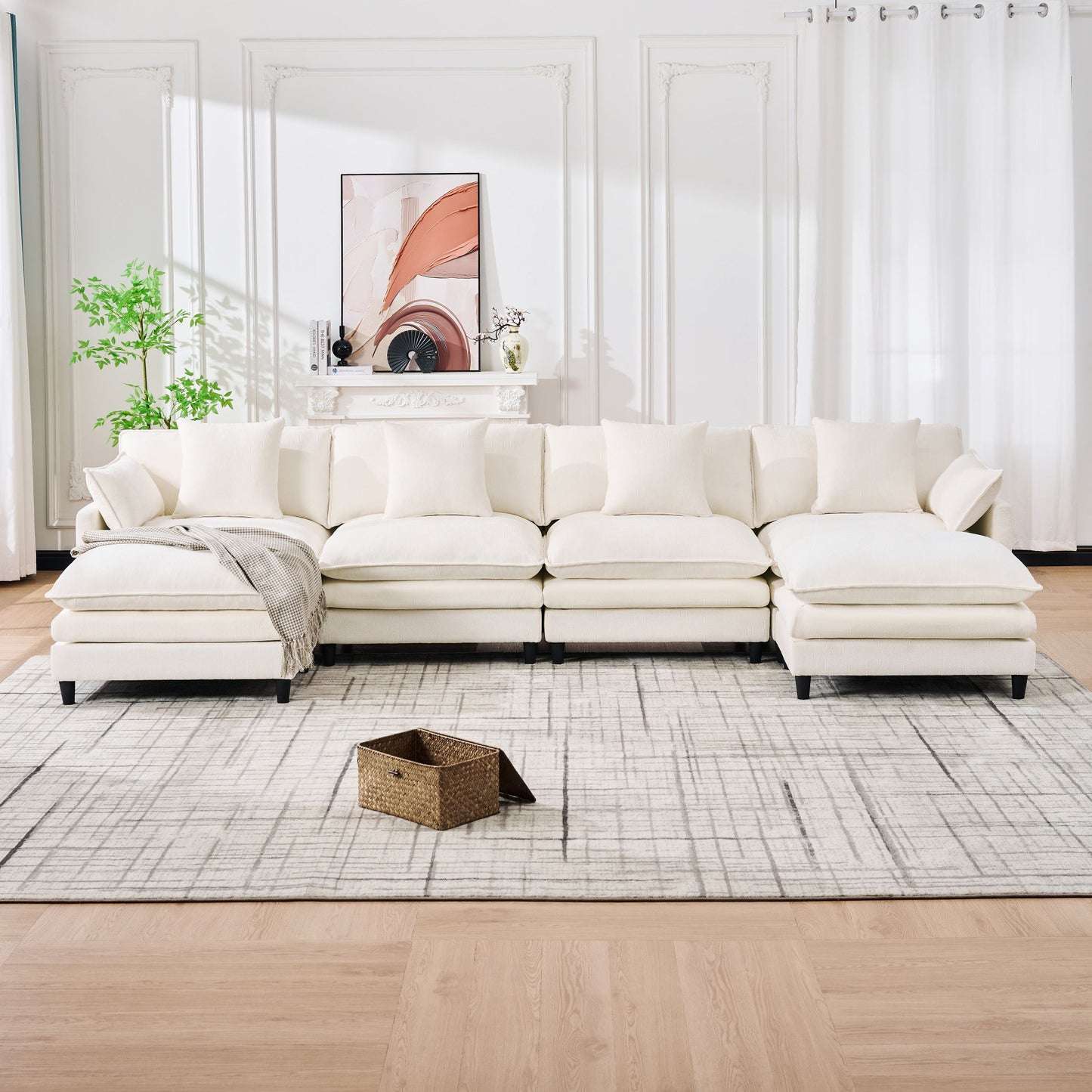 Sofa With Modular Design Home Essentials