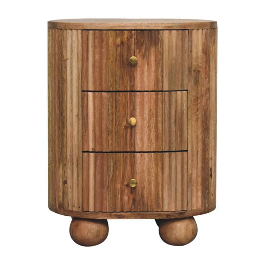Soba - Ball Drawer Bedside Table Artisan Furniture