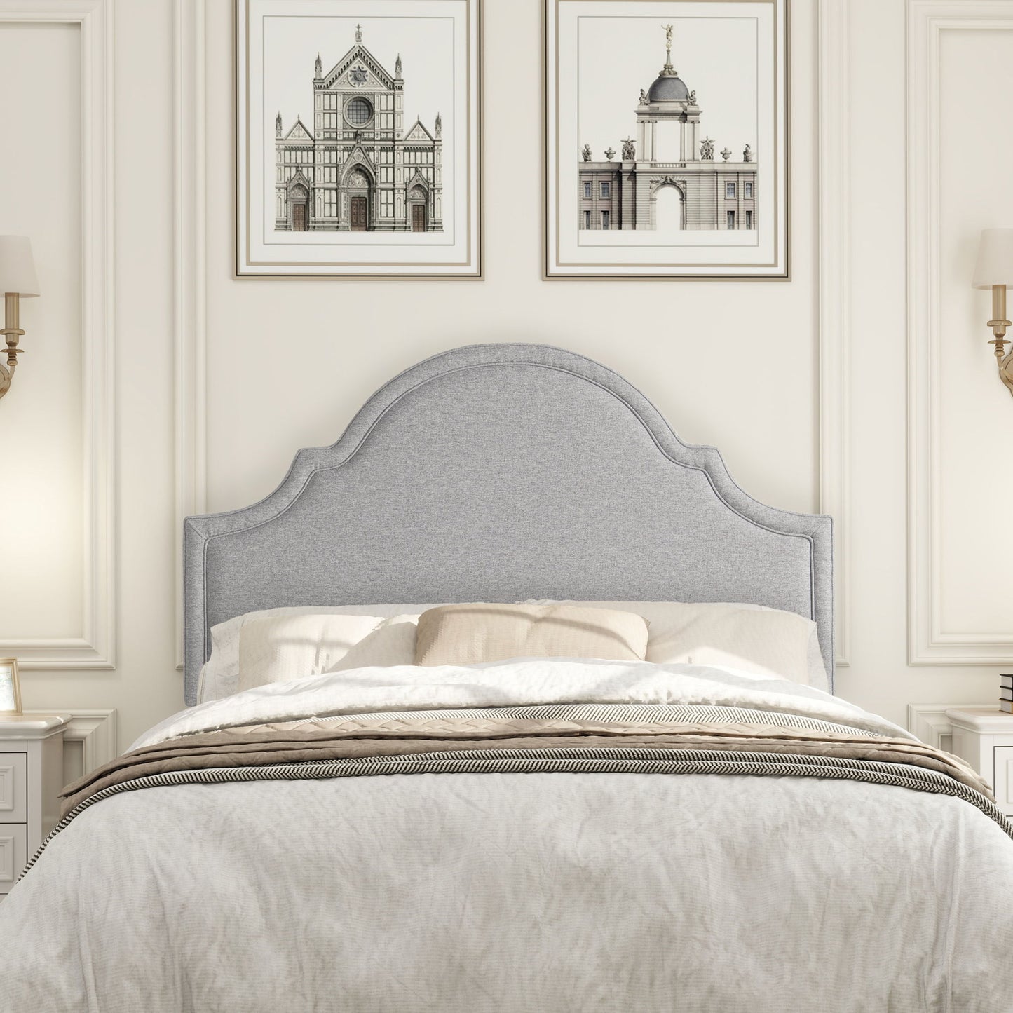 Catherine - Luxurious Comfort Upholstered Headboard Jennifer Taylor Home