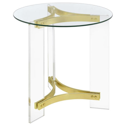 Janessa - Acrylic Coffee And End Table Set Coaster Fine Furniture