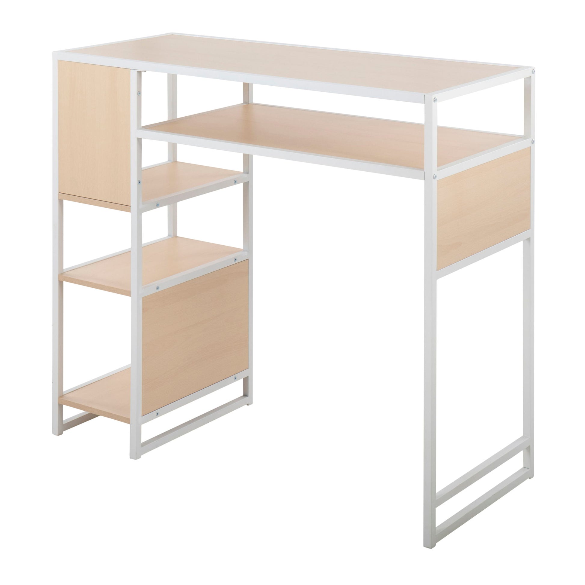 Display - Farmhouse Bar Height Table With Storage Space Lumi Source