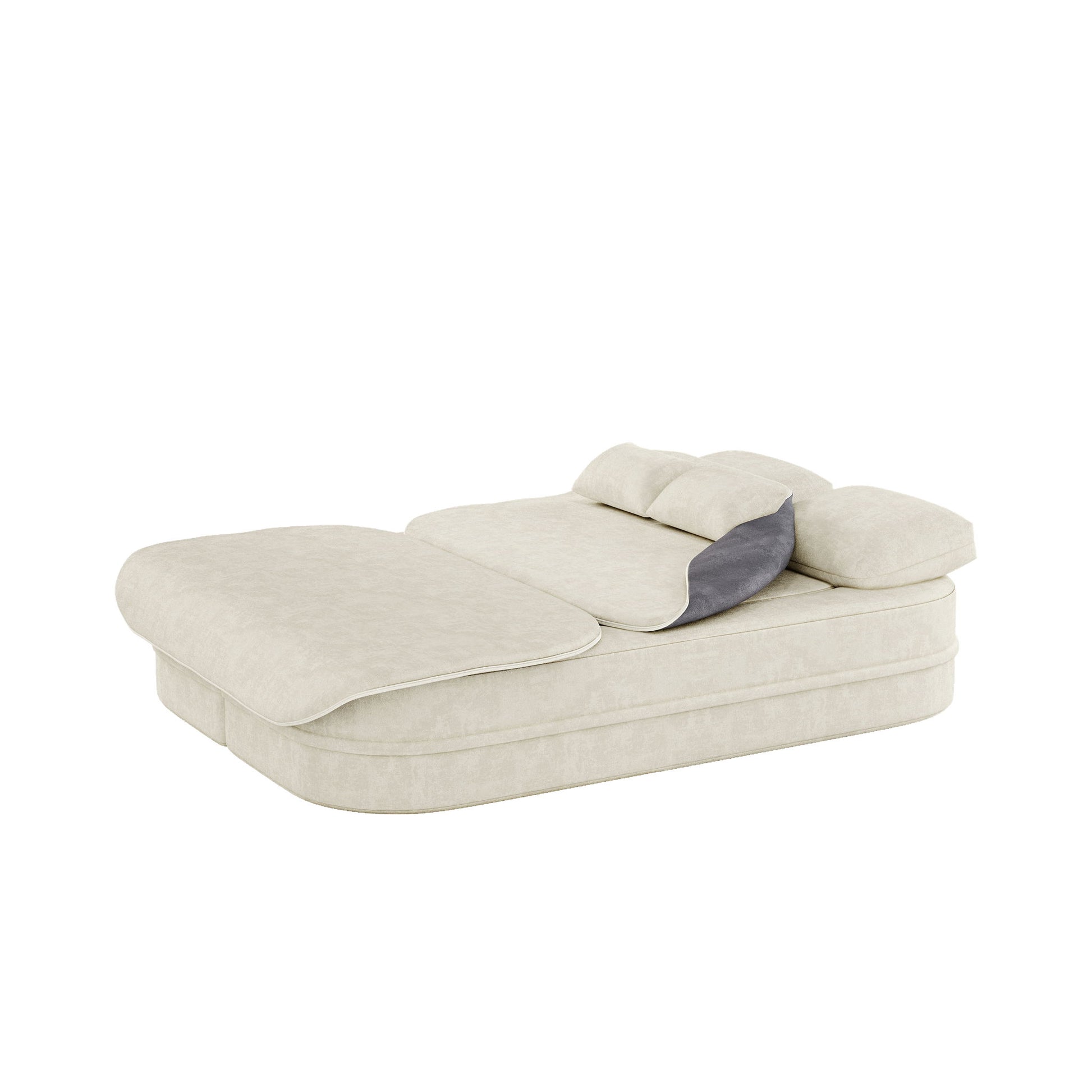 2 In 1 Foldable Sofa Bed With Multi Functional Blanket, Floor Lounge Sofa Home Essentials
