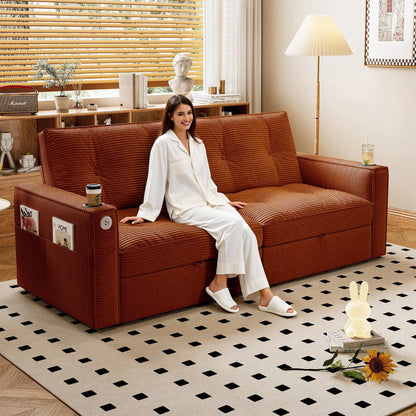2 In 1 Convertible Sofa Bed For Living Rooms Home Essentials