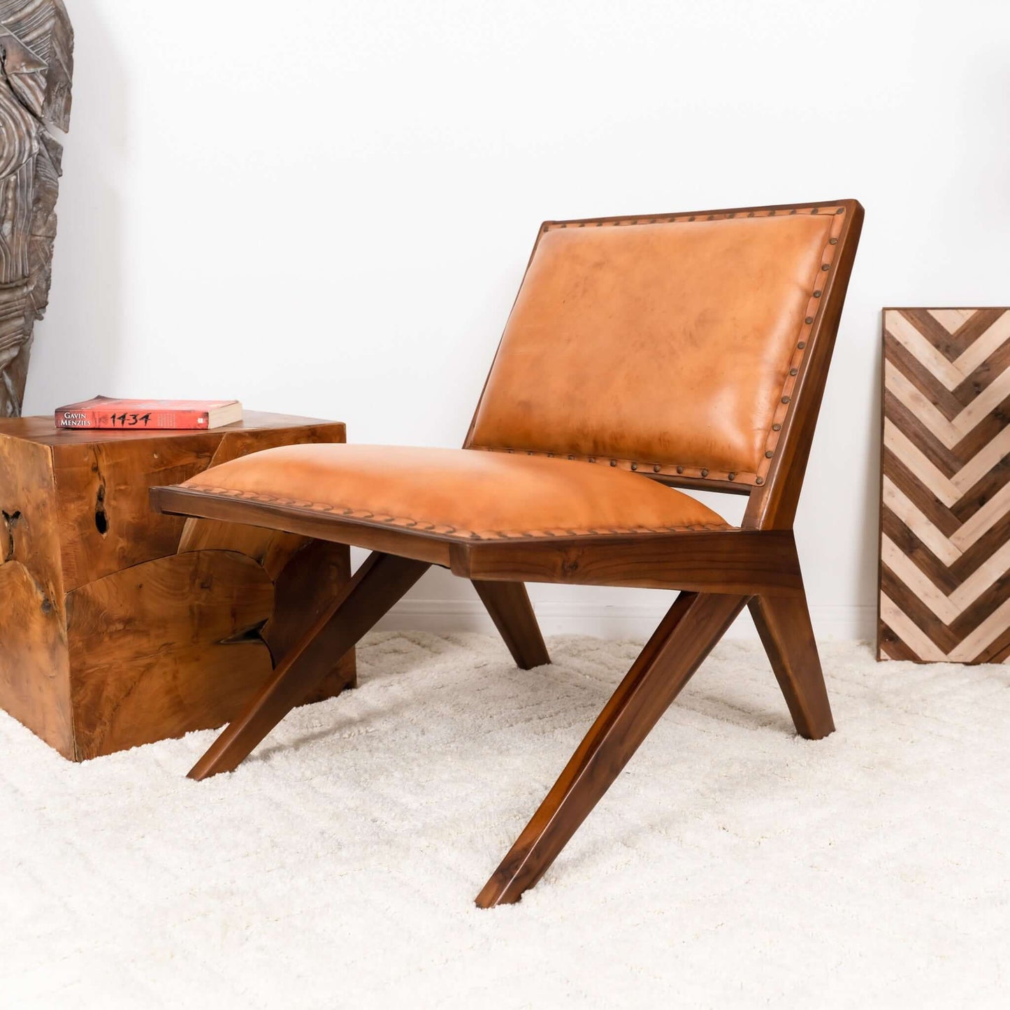 Colin - Lounge Chair - Brown / Tan Ashcroft Furniture