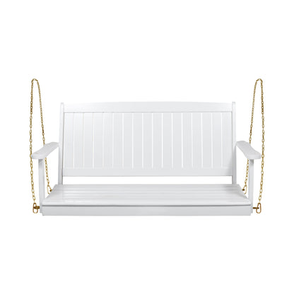 Tambora - Porch Swing Acacia Wood Slat Design Noble House
