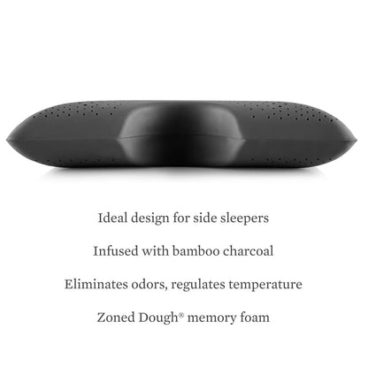Shoulder Zoned Dough - Bamboo Charcoal Pillow Malouf