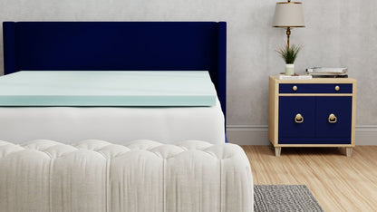 3" Gel Plush Memory Foam Cooling Mattress Topper Omne Sleep