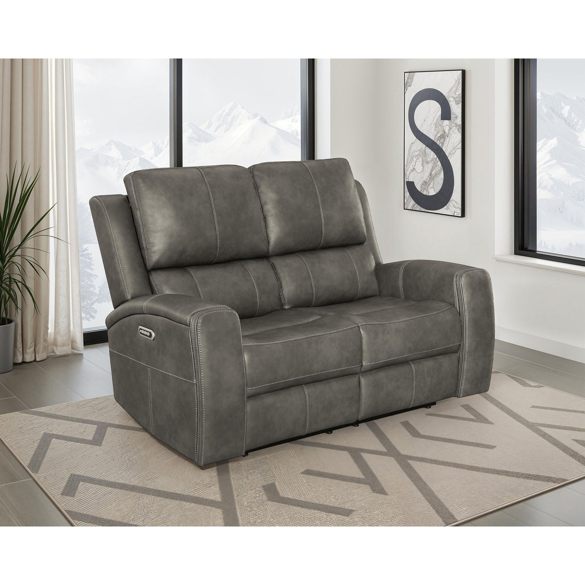 Boyce - Triple Power Reclining Loveseat With Independent Headrest Furniture Max