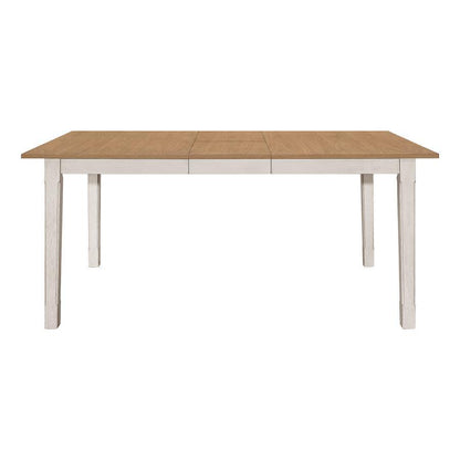 Kirby - Extension Leaf Dining Table - Rustic Off White