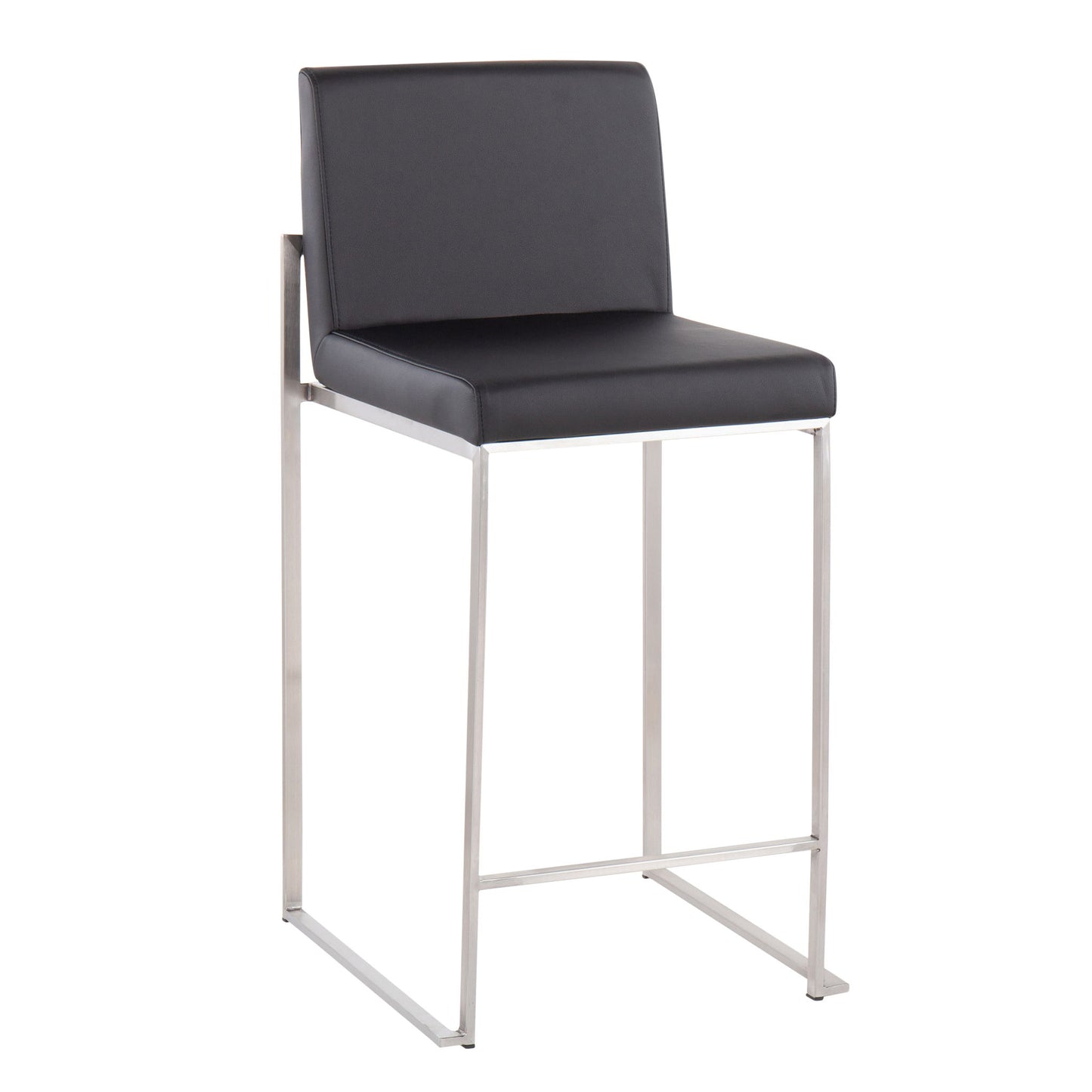 Fuji - Contemporary High Back Counter Stool, Functional Design Lumi Source