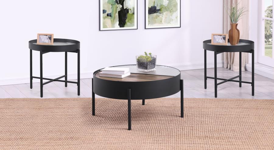 Ozella - Round Coffee Table Set Coaster Fine Furniture