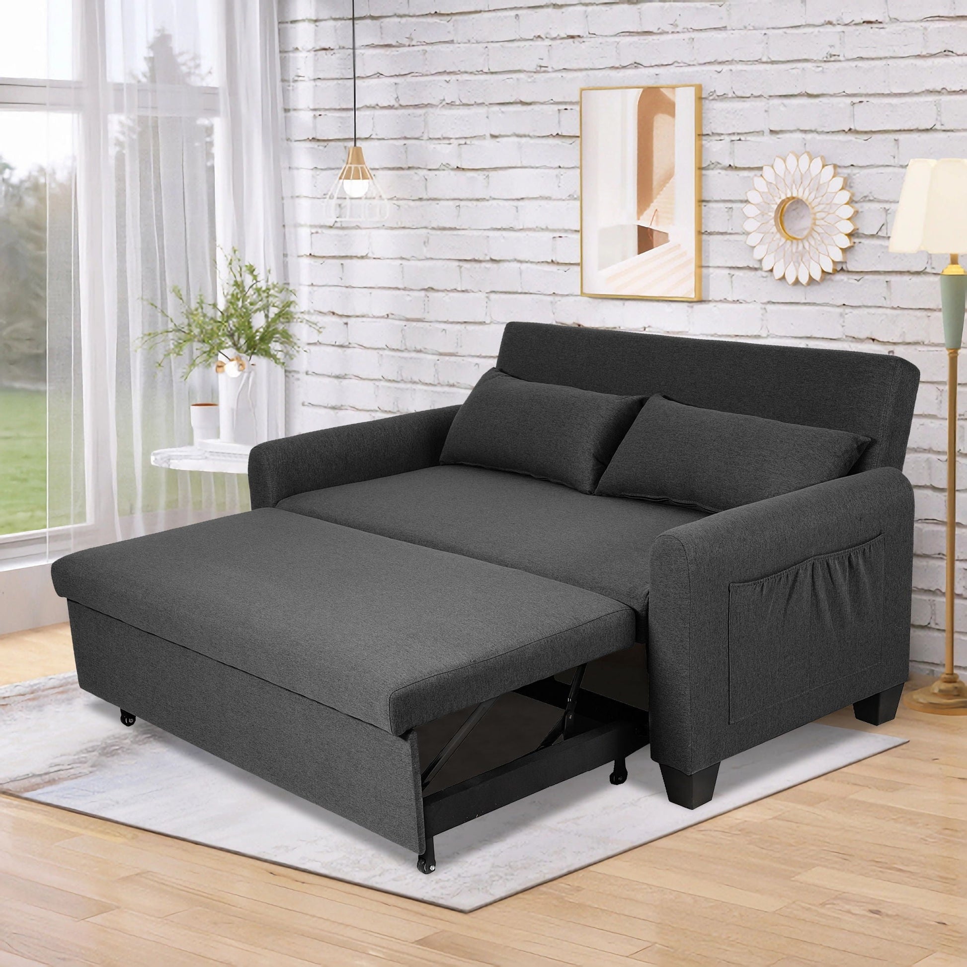 Balus - 2 In 1 Sofa Bed With Storage Bag Home Essentials