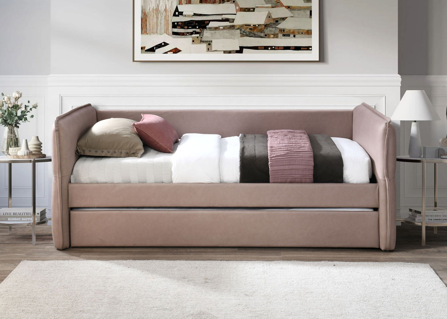 Daybed With A Trundle, Stylish Design Bernards Furniture