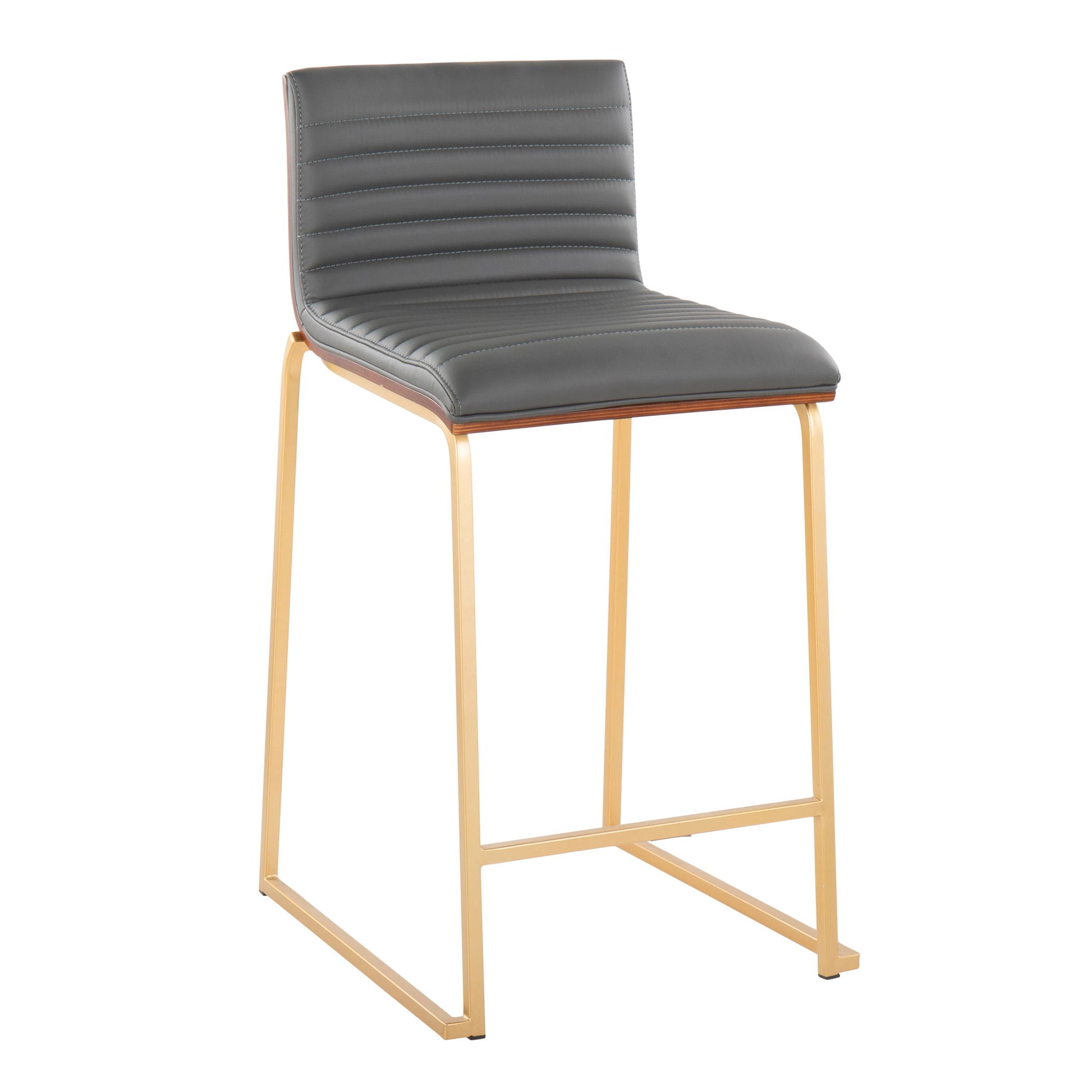 Mason Mara - Contemporary Design Fixed Height Counter Stool (Set of 2) Lumi Source