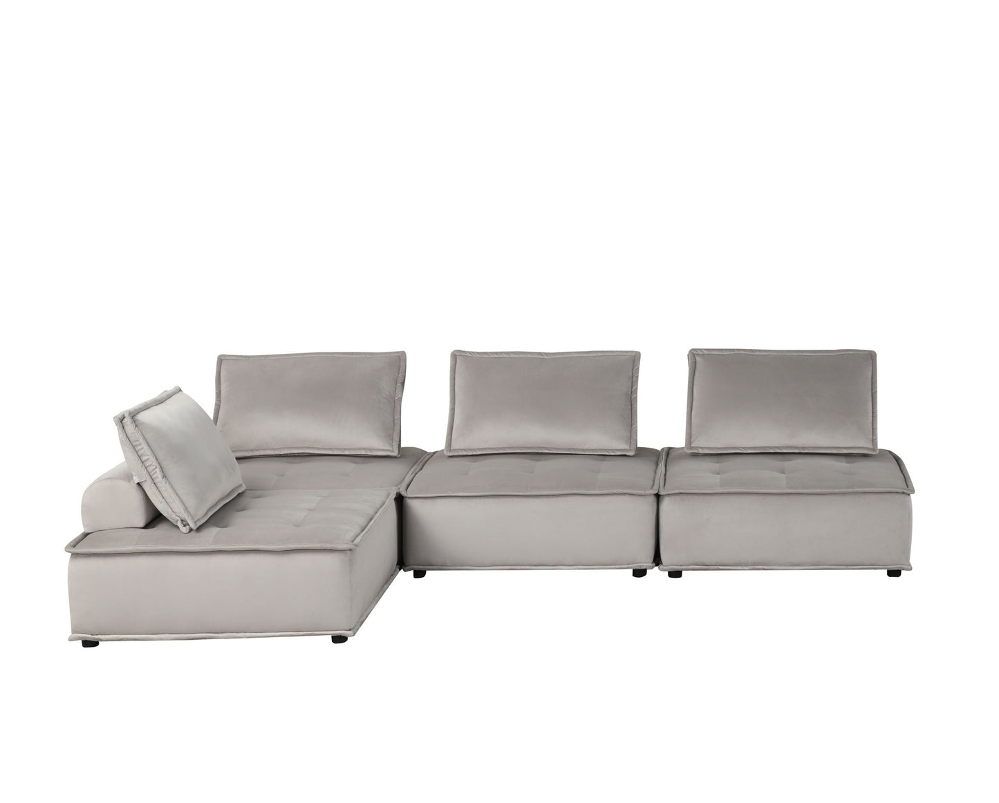 Anna - Soft Velvet Modular Sofa Lilola Home