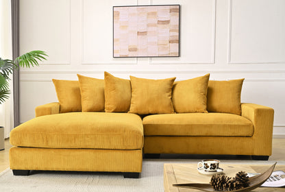Luxe - Oversized 2 Piece Sectional Couches For Living Room, L Shaped Sofa With Chaise US Pride